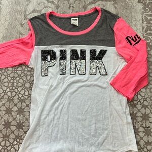 Victoria’s Secret Pink baseball Tee